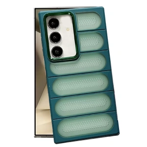 USLUCAN ALIŞVERİŞ Samsung Galaxy S24 Plus Kılıf Airmax Silikon Kapak - Koyu Yeşil