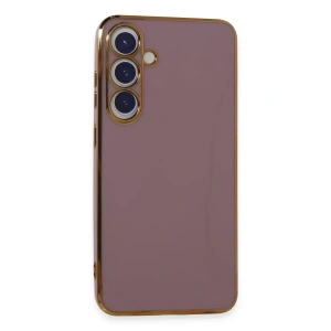 USLUCAN ALIŞVERİŞ Samsung Galaxy S24 Plus Kılıf Volet Silikon - Mor