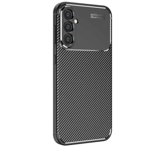 USLUCAN ALIŞVERİŞ Samsung Galaxy S25 Kılıf Auto Focus Karbon Kapak - Siyah