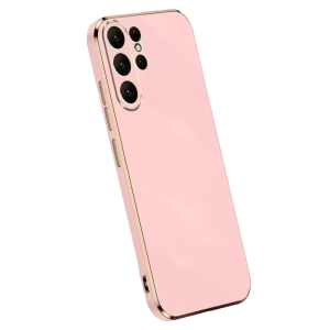 USLUCAN ALIŞVERİŞ Samsung Galaxy S25 Ultra Kılıf Volet Silikon - Pembe