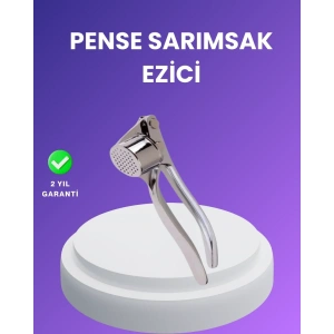USLUCAN ALIŞVERİŞ Sarımsak Presi Kolay Temizlik ve Yüksek Basınçlı Ezme