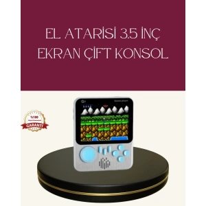 USLUCAN ALIŞVERİŞ Şarjlı 3.5 İnç Retro Oyun Konsolu