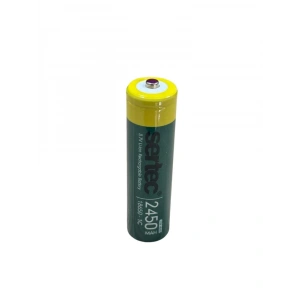 USLUCAN ALIŞVERİŞ Sertec 18650 3.7V 2450 Mah 1C Li-ion Şarjlı Pil Başlı
