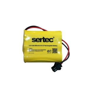 USLUCAN ALIŞVERİŞ SERTEC 3.6V 3S1P AA 800 MAH KABLO + SİYAH KONNEKTÖRLÜ OYUNCAK PİLİ