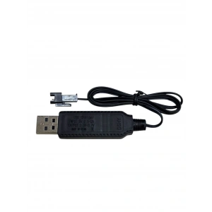 USLUCAN ALIŞVERİŞ Sertec 3.7V Li-ion SM-2P Soket Oyuncak Bataryası USB Şarj Kablosu