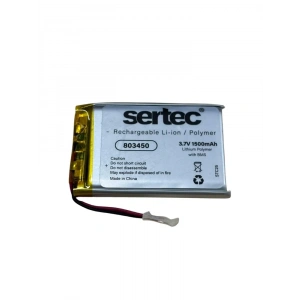 USLUCAN ALIŞVERİŞ Sertec 803450 3.7V 1500mAh Li-Polymer Pil (Devreli/1.5A)