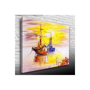 USLUCAN ALIŞVERİŞ Sessiz Liman Canvas Tablo (50x70)
