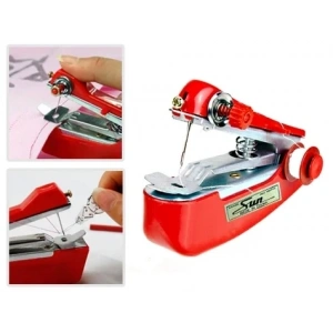 USLUCAN ALIŞVERİŞ Seyahat Tipi Mini El Dikiş Makinesi