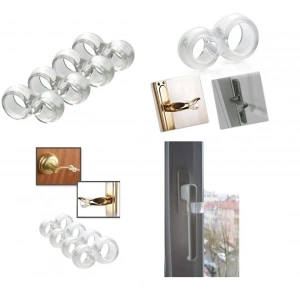 USLUCAN ALIŞVERİŞ Silikon Kapı & Pencere Vurma Önleyici Stoper Kapı Tamponu 4 Adet