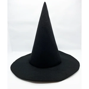 USLUCAN ALIŞVERİŞ Siyah Renk Keçe Cadı Şapkası