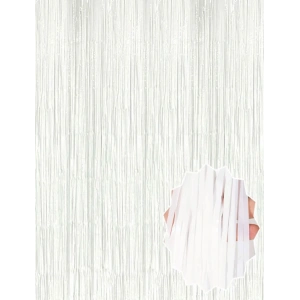 USLUCAN ALIŞVERİŞ Soft Beyaz Renk Duvar ve Kapı Perdesi