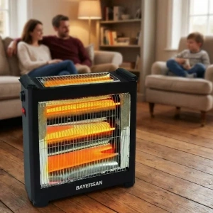 USLUCAN ALIŞVERİŞ Şömine Tipi Isıtıcı Soba 2400W