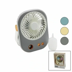 USLUCAN ALIŞVERİŞ Su Spreyli Masaüstü USB Mini Fan