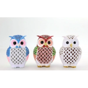 USLUCAN ALIŞVERİŞ Swarovski Tekli Baykuş Model 2