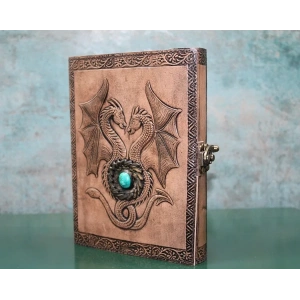 USLUCAN ALIŞVERİŞ Taşlı Deri Defter Model 8