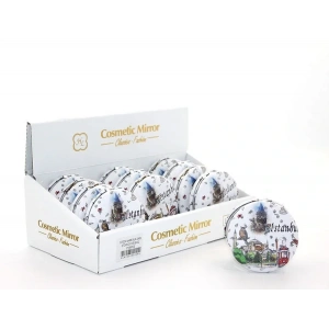 USLUCAN ALIŞVERİŞ Taşlı İstanbul Tasarımı El Aynası Kalın Model 8