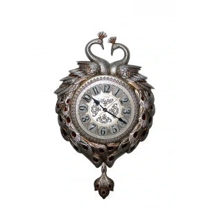 USLUCAN ALIŞVERİŞ Tavuskuşu Duvar Saati Model 3