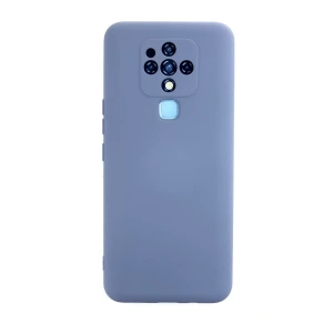 USLUCAN ALIŞVERİŞ Tecno Camon 16 Kılıf Nano içi Kadife Silikon - Gri