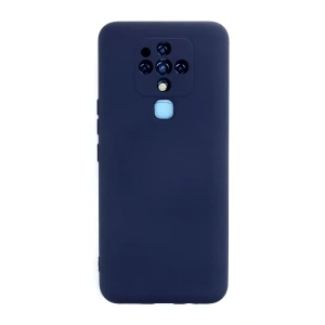 USLUCAN ALIŞVERİŞ Tecno Camon 16 Kılıf Nano içi Kadife Silikon - Lacivert