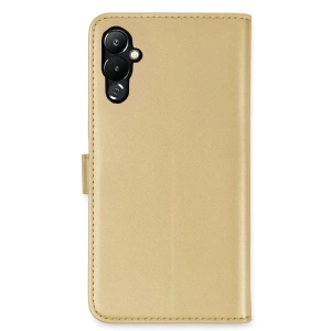USLUCAN ALIŞVERİŞ Tecno Pova 4 Kılıf Trend S Plus Kapaklı Kılıf - Gold