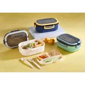 USLUCAN ALIŞVERİŞ Tek Katlı Bölmeli Beslenme Kutusu