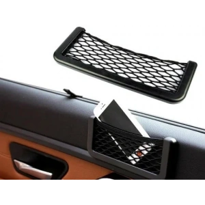USLUCAN ALIŞVERİŞ Telefon Tutucu Torpidoya Yapışan File 15*8 Cm