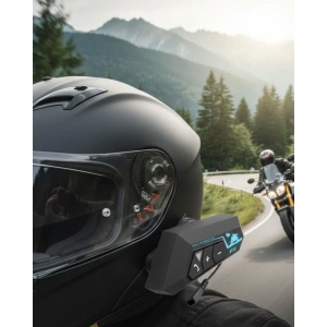 USLUCAN ALIŞVERİŞ Telsiz Bluetooth Kask Kulaklık Handsfree Mikrofonlu