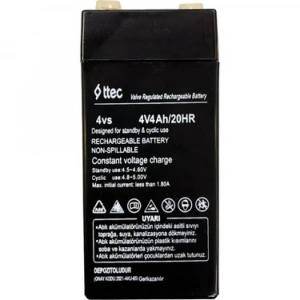 USLUCAN ALIŞVERİŞ TTEC 4V 4 AH Kuru Bakımsız Akü
