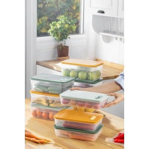 USLUCAN ALIŞVERİŞ Tupper Model - Vakumlu - Mikrodalga Buzluk Saklama Kabı 5LT