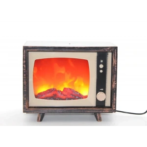 USLUCAN ALIŞVERİŞ TV Tasarımlı Ledli Şömine Lamba