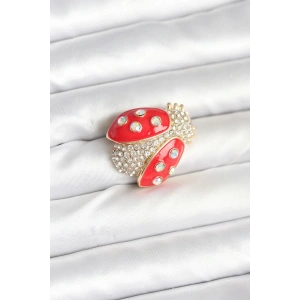 USLUCAN ALIŞVERİŞ Uğur Böceği Model Broş