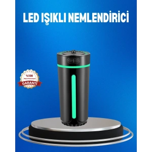 USLUCAN ALIŞVERİŞ USB Bağlantılı LED’li Hava Nemlendirici Aromaterapi Buhar Difüzörü