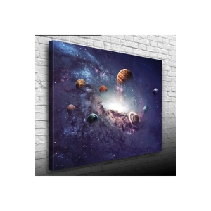 USLUCAN ALIŞVERİŞ Uzay Canvas Tablo (50x70)