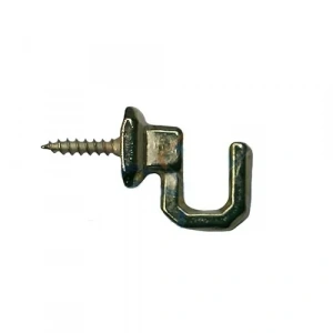 USLUCAN ALIŞVERİŞ Vidalı Kanca, Askı Küçük - 15x18mm, Sarı - 1 Adet