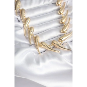 USLUCAN ALIŞVERİŞ VIP Seri Özel Tasarım Gold Renk Kadın Kolye