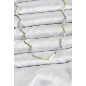 USLUCAN ALIŞVERİŞ VIP Seri Zikzak Model Kadın Kolye