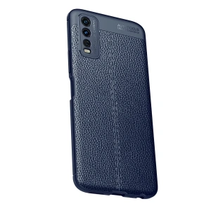 USLUCAN ALIŞVERİŞ Vivo Y11S Kılıf Auto Focus Kapak - Lacivert