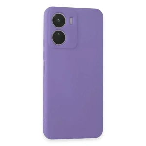 USLUCAN ALIŞVERİŞ Vivo Y16 Kılıf First Silikon - Lila