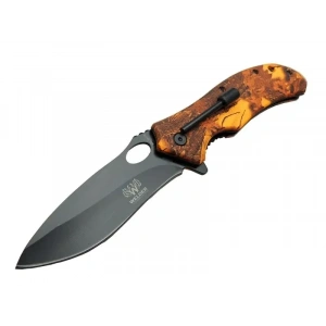 USLUCAN ALIŞVERİŞ Welder WD-503-2 Kamp Çakısı 21 cm - Magnezyum Çubuklu (Fire Starter), Plastik sap