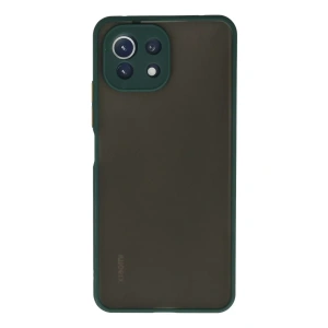 USLUCAN ALIŞVERİŞ Xiaomi Mİ 11 Lite Kılıf Montreal Silikon Kapak - Yeşil