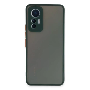 USLUCAN ALIŞVERİŞ Xiaomi Mi 12 Lite Kılıf Montreal Silikon Kapak - Yeşil