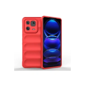 USLUCAN ALIŞVERİŞ Xiaomi Mi 13 Kılıf Optimum Silikon - Kırmızı