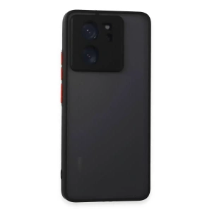 USLUCAN ALIŞVERİŞ Xiaomi Mi 13T Pro Kılıf Montreal Silikon Kapak - Siyah