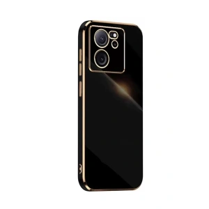USLUCAN ALIŞVERİŞ Xiaomi Mi 13T Pro Kılıf Volet Silikon - Siyah