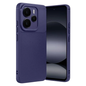 USLUCAN ALIŞVERİŞ Xiaomi Note 14 5G Auto Focus Karbon Kapak - Lacivert