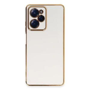 USLUCAN ALIŞVERİŞ Xiaomi Poco X5 Pro 5G Kılıf Volet Silikon - Beyaz