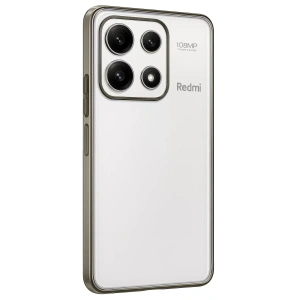 USLUCAN ALIŞVERİŞ Xiaomi Poco X6 Pro Kılıf Lensli Silikon - Gold