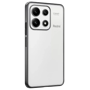 USLUCAN ALIŞVERİŞ Xiaomi Poco X6 Pro Kılıf Lensli Silikon - Gümüş