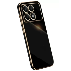 USLUCAN ALIŞVERİŞ Xiaomi Poco X6 Pro Kılıf Volet Silikon - Siyah