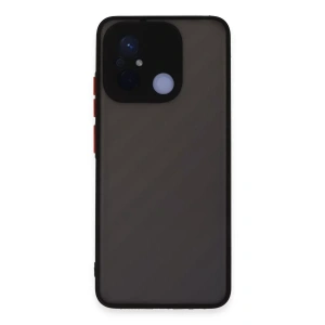 USLUCAN ALIŞVERİŞ Xiaomi Redmi 12C Kılıf Montreal Silikon Kapak - Siyah